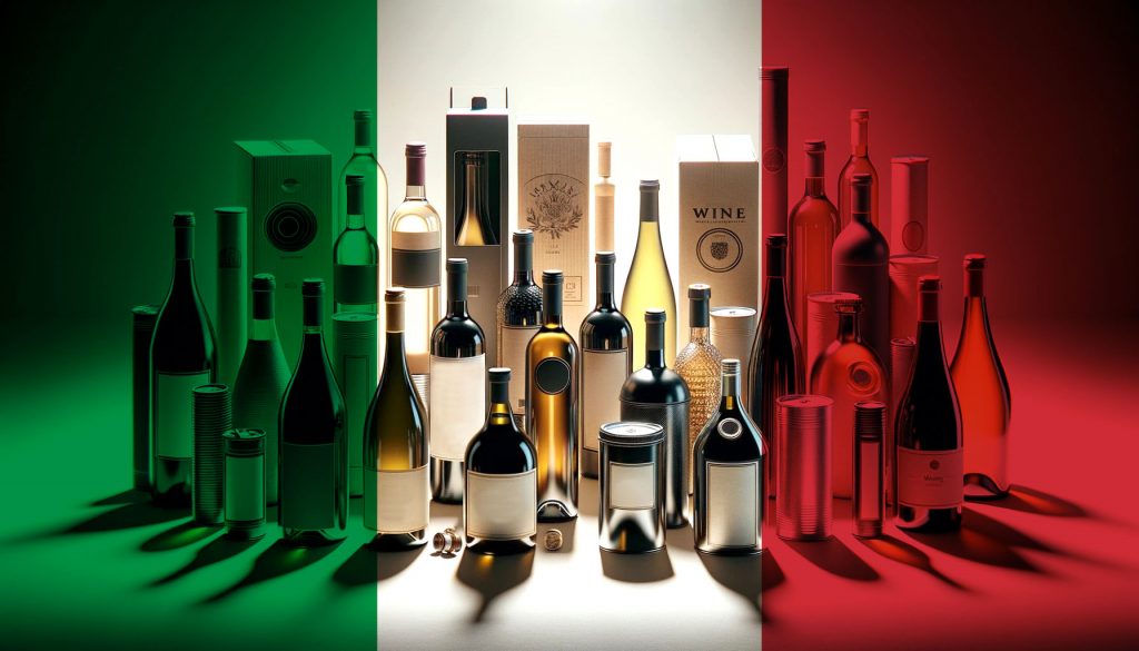 Eu compliant and Italian wine packaging guideline